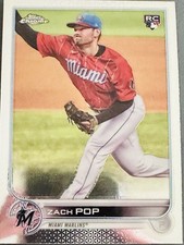 2022 Topps Chrome - Zach Pop #41 Prism Refractor (RC)
