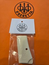 Wwii Beretta Model 1934 1935 Faux Bone Ivory Factory Grips - New
