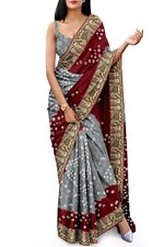 Women's Zari Weaving Heavy Jacquard Border pure Art Silk Saree With Blouse Piece