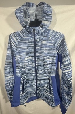 Marmot Wmns M Full Zip lightweight rain jacket Windbreaker Outdoor Hiking Blue