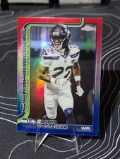 2025 Topps Chrome NFL Rashid Shaheed Seattle Seahawks Red Parallel #218
