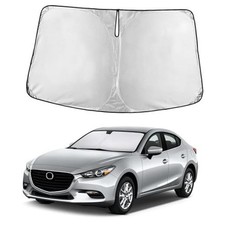 Windshield Sunshade Compatible for 3 2014-2024 2025 2026 3 2014-2026 Mazda