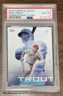 2019 TOPPS X LINDOR GENERATIONAL ICONS #10 MIKE TROUT PSA 10