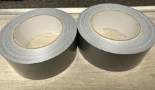 2X50M DUCT TAPE SILVER (48 mm x 50 M) - WEATHERPROOF - STRONG HEAVY DUTY SP 0.12 per metre
