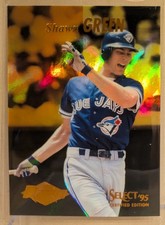 1995 Select Certified MIRROR GOLD #105 Shawn Green Refractor ROOKIE RC PARALLEL