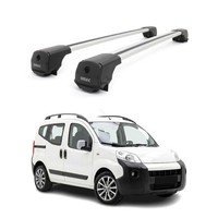 DachträGer GrundträGer FüR Citroen Nemo 2008-2017 Aluminium 75Kg Grau 2Tlg