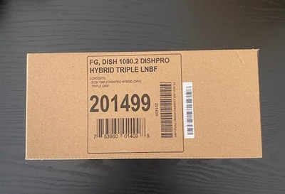 Dish Network 1000.2 Dish Pro Hybrid Triple LNBF Western Arc 201499 New in Box