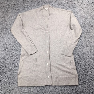 GAP Sweater Women Extra Small Beige Normcore Cardigan Knit Wool Blend Casual