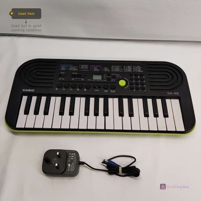 CASIO SA46A MINI PORTABLE 32 KEY ELECTRONIC KEYBOARD LIME GREEN