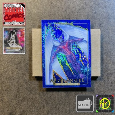 2024 Marvel Masterpieces '92 Platinum - BLUE TRAXX - #8 Archangel