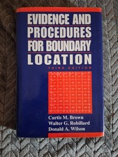 Evidence and Procedures for Boundary Location...