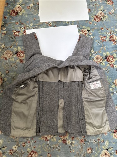 Harris Tweed Blazer Men’s 38R Gray Pure Scottish Wool Jacket Hand Woven GREAT - Picture 16 of 16