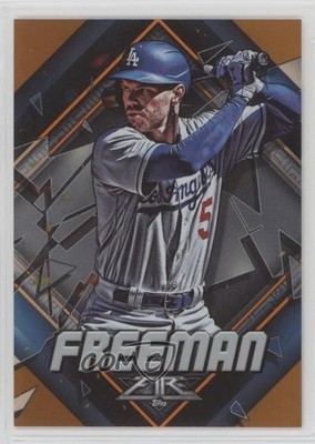 2022 Topps Fire Orange 136/299 Freddie Freeman #33 fm0