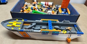 Lego City 60130 Prison Island  +  60014 Coast Guard W/ Boxes Partially Built
