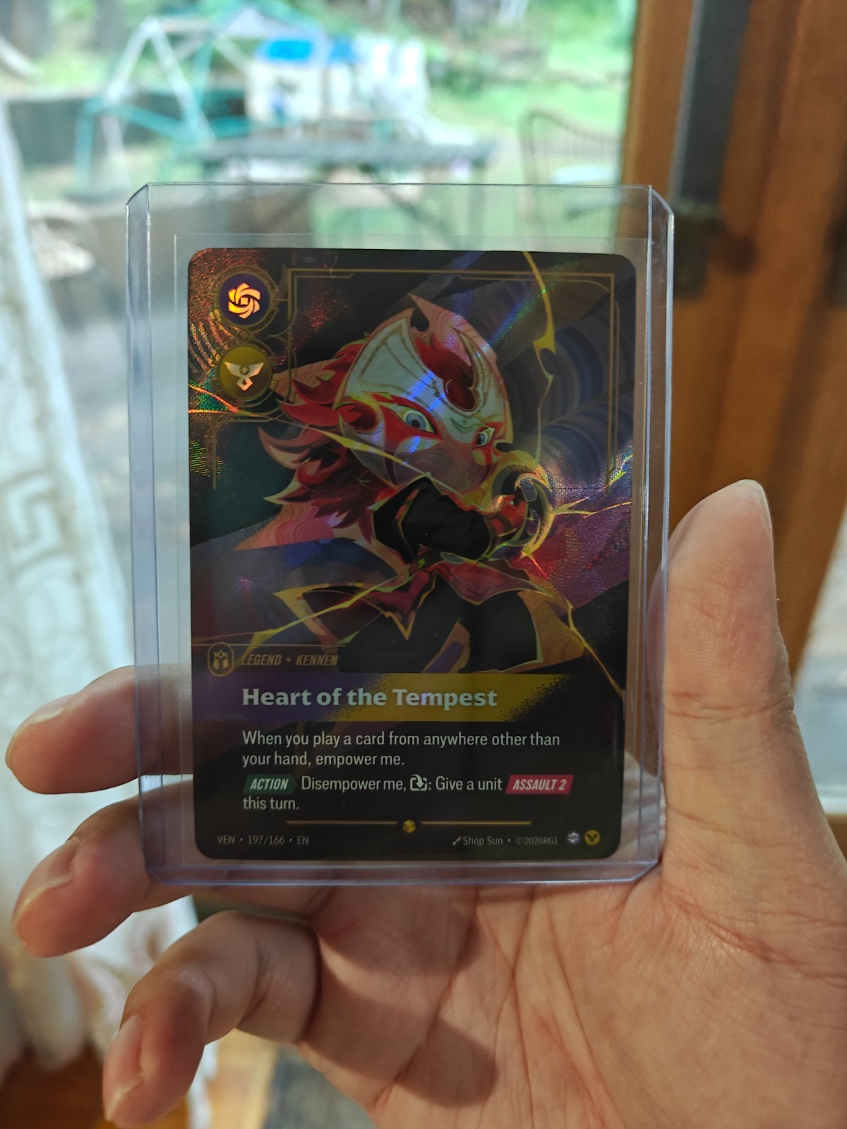 Riftbound Vendetta Kennen Heart of the Tempest Overnumbered ON 197/166