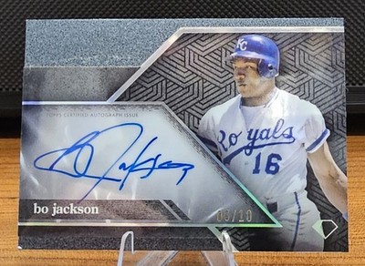 2024 Diamond Icons Bo Jackson - Black Auto - /10 Royals ACC-BJA
