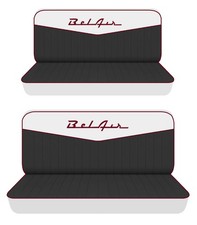 Front And Rear Bench Seat Covers Fits 1950 To 1968 Chevy Bel Air 4door Wdesign Front And Rear Bench Seat Covers Fits 1950 To 1968 Chevy Bel Air 4door Wdesign