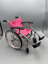 Our Generation Doll Wheelchair Pink Silver Fits 18" American Girl Battat Toy