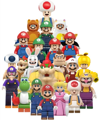 MOC Super Mario Bros! Minifig + Kart! - BUNDLE and SAVE!