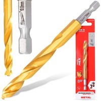 Metallbohrer Stahlboherer 10 Mm Hex HSS-G Milwaukee Spiralbohrer Edelstahlbohrer