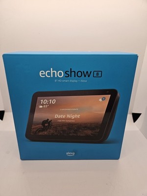 Amazon Echo Show 8  Smart Display (1st Gen) - Charcoal Black - Sealed