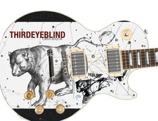 Third Eye Blind Signed "Ursa Major" Lp Cd Custom Graphics Guitar ACOA