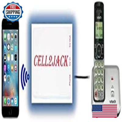 Cell2Jack - Cellphone To Home Phone Adapter Make And Receive Cell Phone Call On