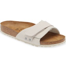 Birkenstock Oita Women's Antique White Suede Sandals NW/OB 11M 44 EU 