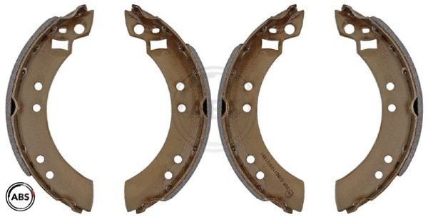 A.B.S. 8742 Bremsbackensatz 4 Bremsbacken Trommelbremse-image