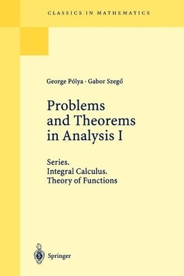 George Polya Gabor Szegö Problems and Theorems in Analysis I (Taschenbuch)