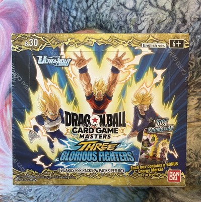 New Sealed English Dragon Ball Masters B30 Three Glorious Fighters