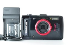  Near Mint OM SYSTEM OLYMPUS TG-2 iHS Digital Camera Black TESTED WORKS