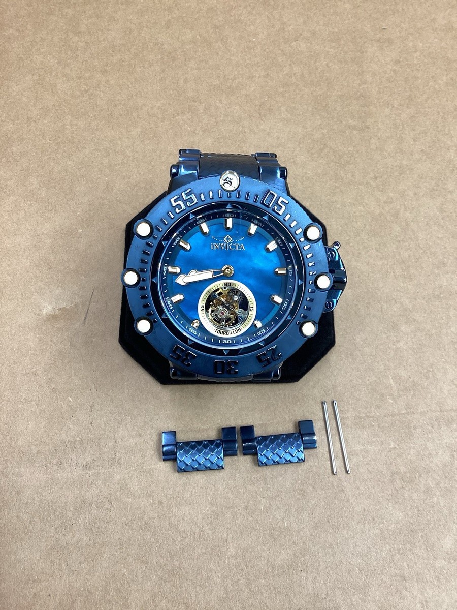 Invicta 52mm Subaqua Noma VII Blue Label Tourbillon Exhibition