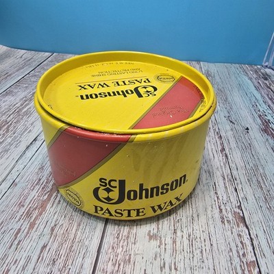 SC Johnson Paste Wax 16 Oz Original Formula Discontinued 95% Full