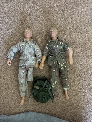 GI JOE 12  DUKE X2 Action Figure Doll Hasbro Hall Fame 91 Backpack Vintage Storm
