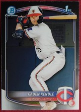 2025 Bowman Chrome Prospects #BCP-113 Caden Kendle Minnesota Twins
