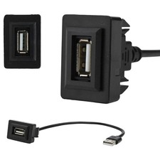 Flush Mount USB 2.0 Dash Socket Panel Extension for Toyota Hilux Prado