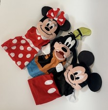 Lot 3 Melissa  Doug Disney Baby Hand Puppets Mickey Mouse, Minnie  Goofy