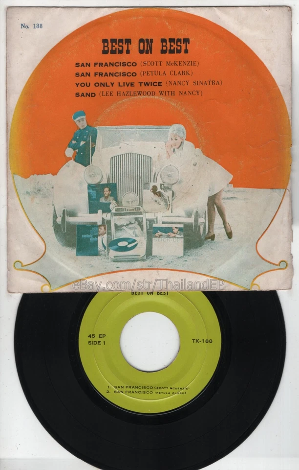 SCOTT MCKENZIE /PETULA CLARK /NANCY SINATRA / THAI EP 7" THAILAND 45RPM - Image 2 of 3
