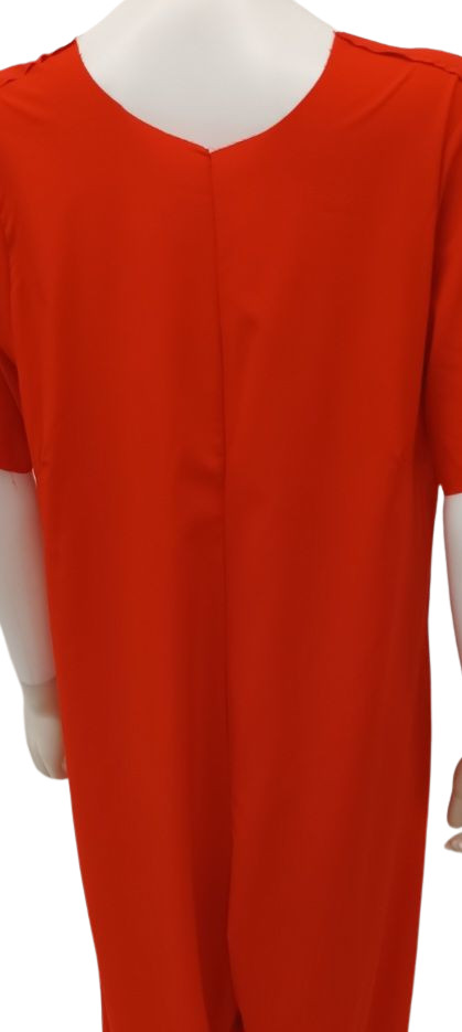 Mono de manga corta con textura roja Osklen para mujer talla M