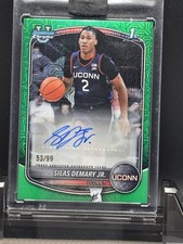 2025-26 Bowman - Chrome Prospect Autographs Silas Demary Jr. #CPA-SD Green...