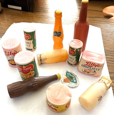 Vintage Lot Plastic FOOD 1960's