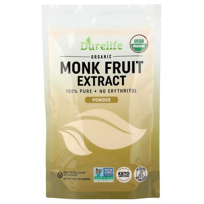 Organic Monk Fruit Extract Powder, 5 oz (142 g)