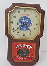 Vintage Pabst Blue Ribbon Bar Clock
