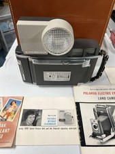 Vintage Polaroid Electric Eye Land Camera Model 900 w/ Original Leather Case Box