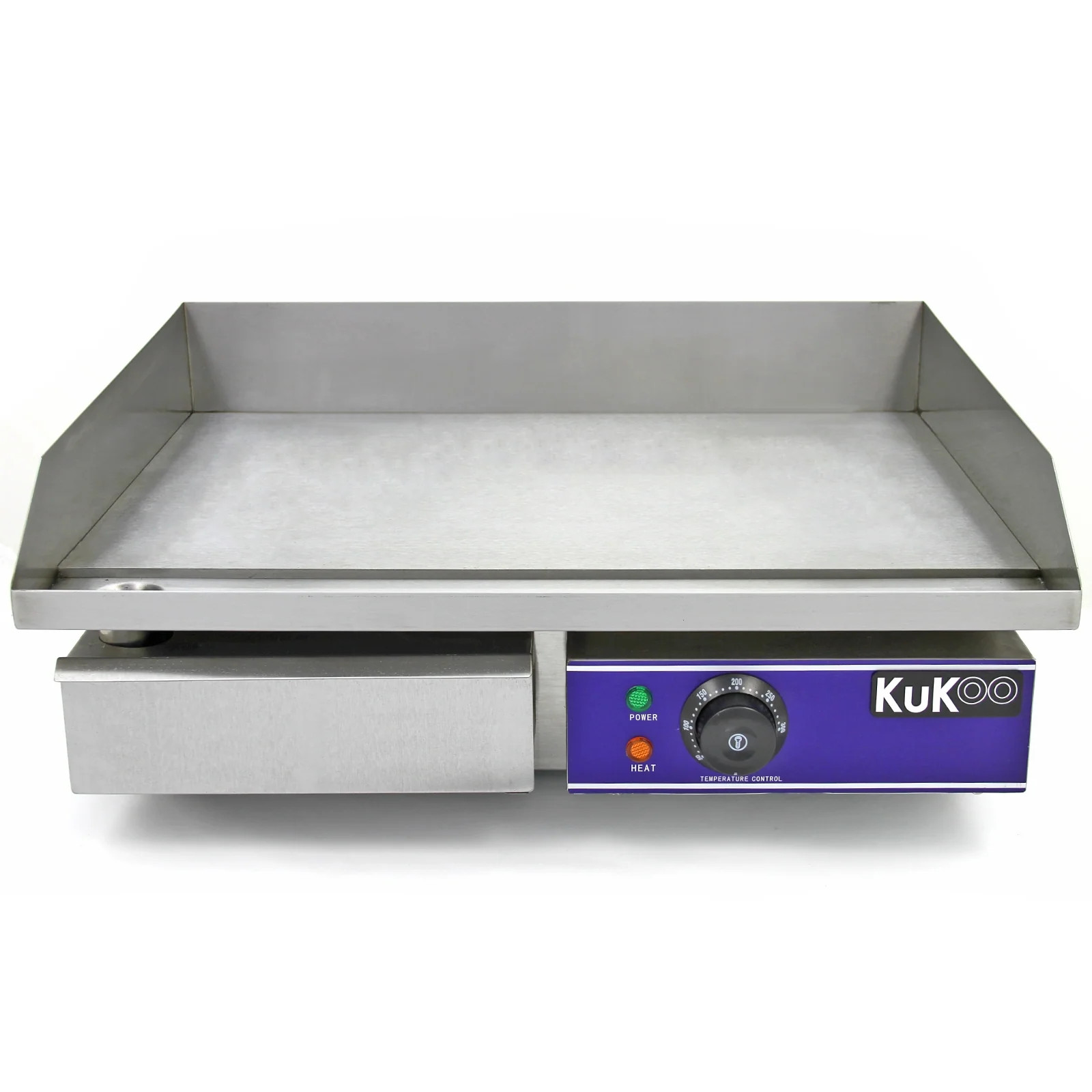 Kukoo Plancha Plaque De Cuisson Professionnelle En Acier Inoxydable De 50Cm - Image 2