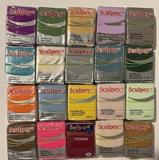 Sculpey III Polymer Clay  Lot Of 20