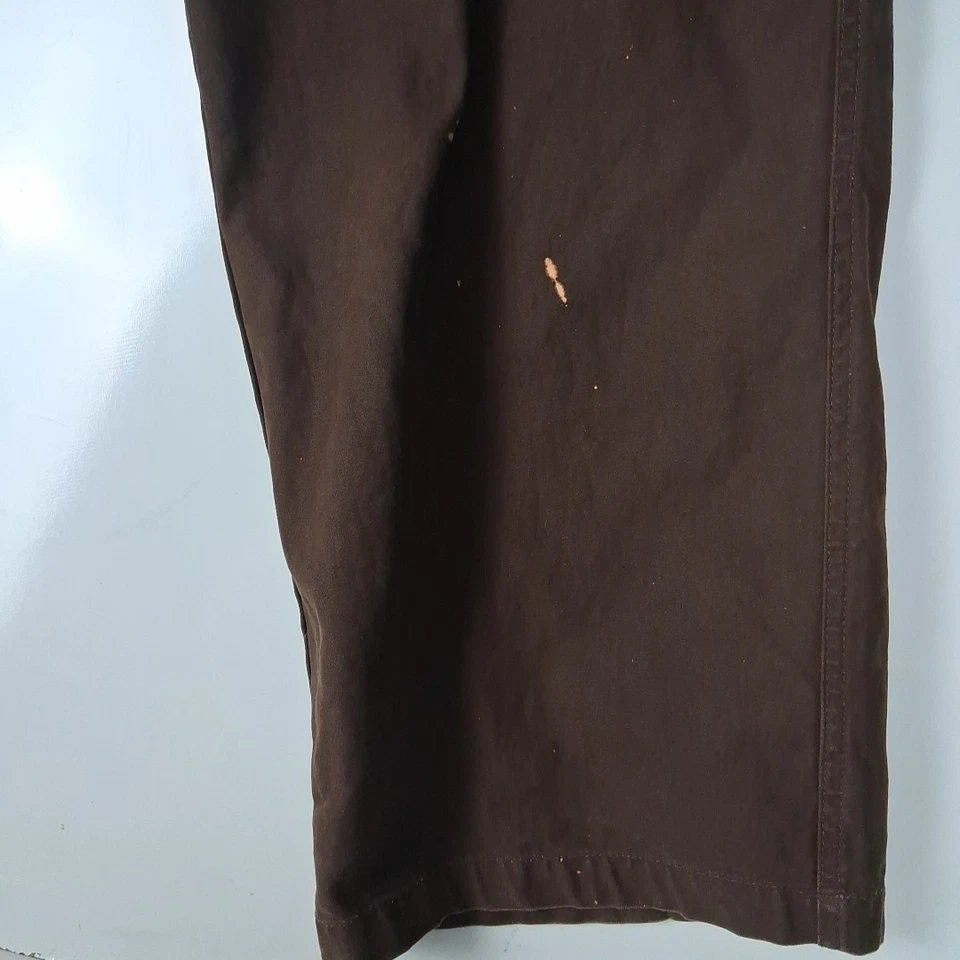 Pantalones cargo de combate vintage Y2K Regal Wear para hombre 40 marrón holgados pierna ancha patín cadera Foto 3 de 4