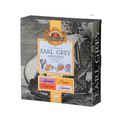 Basilur - Earl Grey Collection sortiert - 40 Teebeutel