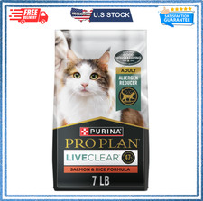 Purina Pro Plan LiveClear Salmon Rice Cat Food, High Protein, 7lb